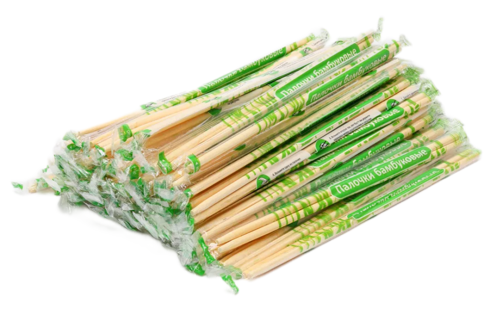 Палочки для суши бамбуковые 20 см с зубочисткой фото