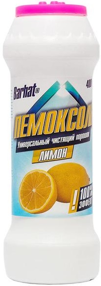 Универсальный чистящий порошок Бархат Пемоксоль лимон 400 г фото
