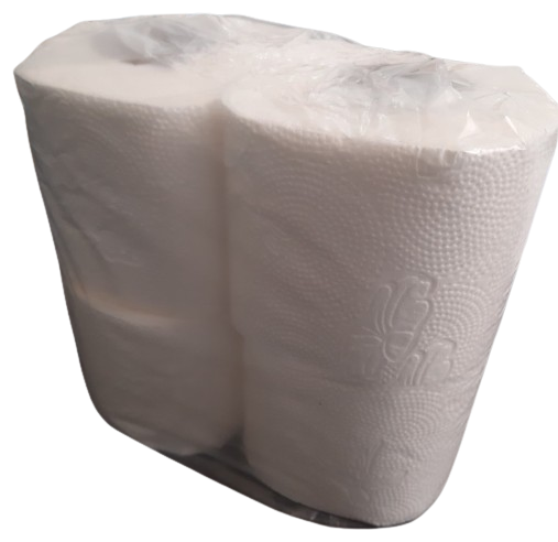 Туалетная бумага на втулке обезличенная белая фото