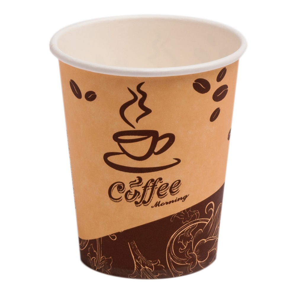 Бумажный стакан «Coffee Morning» 250 мл с рисунком фото